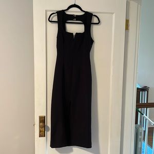 Zara xs black midi dress